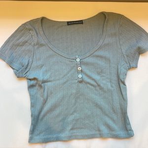 Brandy Melville sage green top